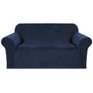 Capa H.VERSAILTEX Stretch Velvet Loveseat Navy