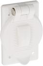 Capa Hubbell HBL74CM25WOAW Ship-to-Shore com mola branca Capa Hubbell HBL74CM25WOAW Ship-to-Shore com mola branca