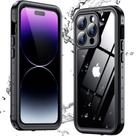 Capa Impermeável Justcool para iPhone 14 Pro Max (6,7 polegadas) - Preta