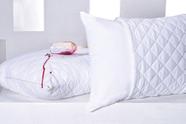 Capa Impermeável Matelada c/ Zíper para Travesseiro de Berço 30cmx40cm