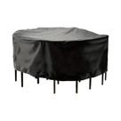 Capa Impermeável Para Móveis De Jardim Externo 210D Oxford Para Conjunto De Mesa Redonda E Cadeiras,