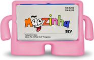 Capa Infantil Com Bracinhos Para Tablet Samsung Galaxy Tab A8 X200 A7 T500 P610 T720 T860 Cor Rosa
