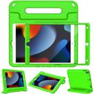Capa infantil LTROP para iPad 9/8/7 Gen 10,2" verde à prova de choque