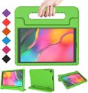 Capa infantil para Samsung Galaxy Tab A 10.1 (2019) SM-T510/T515, à prova de choque, leve, protetora, suporte para crianças, capa para Galaxy Tab A 10.1 polegadas 2019 Release SM-T510/T515 - verde