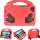 Capa infantil para Samsung Galaxy Tab A 8.0 2019 sem caneta S (SM-T290/T295) com alça e suporte, capa protetora leve dobrável EVA à prova de choque para Galaxy Tab A 8,0 polegadas, vermelha