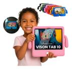 Capa Infantil + Película Para Tablet Positivo Vision Tab 10