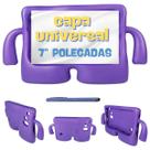 Capa Infantil Universal Para Tablet 7" Pol + Caneta Touch