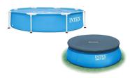 Capa Intex 3,05 m 28021 serve para Piscina Intex 1828 Litros 28205 Estrutural 244 cm 2,44 m