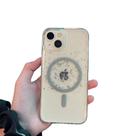 Capa iPhone Transparente Glitter Prata