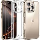 Capa ivoler Clear para iPhone 16 Pro 6.3" 2024 com 2 vidros