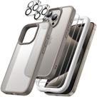 Capa JeTech 5 em 1 fosca para iPhone 15 Pro Max 6,7" com protetores