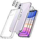 Capa JeTech 5 em 1 para iPhone 11 de 6,1 polegadas com protetores