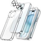 Capa JeTech 5 em 1 para iPhone 15 Plus de 6,7 polegadas com protetores