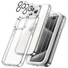 Capa JeTech 5 em 1 para iPhone 15 Pro de 6,1 polegadas com protetores