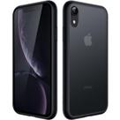 Capa JeTech Matte para iPhone XR de 6,1 polegadas preta à prova de choque