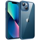 Capa JeTech para iPhone 13 azul à prova de choque de 6,1 polegadas