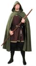Capa JPXH Renaissance com capuz Witch Medieval Hobbit