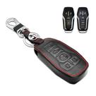 Capa Key Fob, capa de couro para Ford e Lincoln Capa Key Fob, capa de couro para Ford e Lincoln