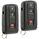 Capa Key Fob Cover Shell Keyless Entry Remote para Toyota Prius 2004-2009