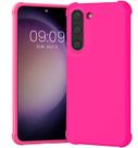 Capa KIOMY para Samsung Galaxy S23 rosa neon à prova de choque TPU