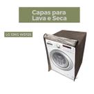Capa lava e seca lg 12kg wd125 transparente flex