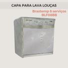 Capa lava louças brastemp 8 serv. bfl08bb transparente flex