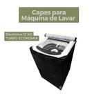 Capa lavadora electrolux 12kg turbo economia impermeável flex