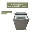 Capa lavadora electrolux 15kg led les impermeável flex