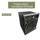 Capa lavadora frontal midea 11kg transparente flex