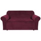 Capa Loveseat H.VERSAILTEX Stretch Velvet Burgundy 148-183 cm