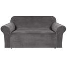 Capa Loveseat H.VERSAILTEX Stretch Velvet Grey 148-183 cm