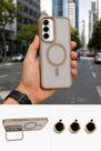 Capa Lumme Galaxy S26 Suporte 150º Carregamento Magnético e Lentes de Proteção Câmeras