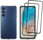 Capa M35 5g, Capinha Anti Impacto e 2x Pelicula Vidro 3D Para Samsung Galaxy M35 Case Transparente Proteção de Câmera Capa M35 5g, Capinha Anti Impacto e 2x Pelicula Vidro 3D Para Samsung Galaxy M35 Case Transparente Proteção de Câmera