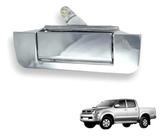 Capa Maçaneta Tampa Traseira Hilux 1993-2004 Cromada Ferro
