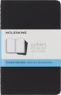 Capa macia Journal Moleskine Cahier, bolso, preto pontilhado x3