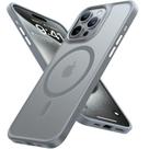 Capa Magnética à Prova de Choques TORRAS para iPhone 15 Pro - Cinza
