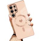 Capa Magnética AIGOMARA para Samsung Galaxy S25 Ultra - Rosa