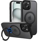 Capa Magnética CACOE para iPhone 15 (6,1") com Suporte de Anel 360°
