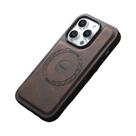 Capa Magnética De Couro Vintage Para iPhone 16 15 14 13 12 pro Max Plus, Capa Macia Anti-Impacto