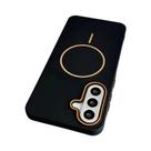 Capa Magnética De Silicone Fosco Para Samsung S25 S24 S23FE S22 Ultra plus A56 A36 A26 A16 A06 A55