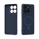 Capa Magnética De Silicone Macio Para Motorola Moto Edge 60S 60 pro Com Toque Líquido
