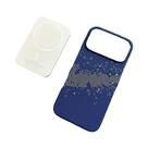 Capa Magnética Fina Com Textura De Fibra De Carbono Para Carregamento, Proteção Parcial Para iPhone Capa Magnética Fina Com Textura De Fibra De Carbono Para Carregamento, Proteção Parcial Para iPhone