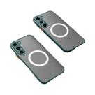 Capa Magnética Fosca Magsafe Para Samsung Galaxy S25 S24 S23 FE S22 S21 S20 Ultra Plus, À Prova De