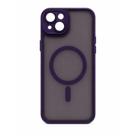Capa Magnetica Fosca Translúcida com Proteção de Câmera Fechada Compatível com iPhone 14 Plus / Max Anti Impacto Premium