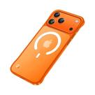 Capa Magnética Fosca Transparente Antichoque Sem Borda Para iPhone 17 pro Max Com Carregamento Sem