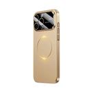 Capa Magnética Laranja Para iPhone Magsafe 17 16 15 14 13 12 pro Max plus 17Air 17Pro Com Proteção