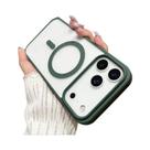 Capa Magnética Magsafe Para Carregamento Sem Fio Para iPhone 17Air pro Max, Capa Dura Transparente
