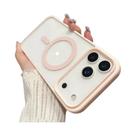 Capa Magnética Magsafe Para Carregamento Sem Fio Para iPhone 17Air pro Max, Capa Dura Transparente