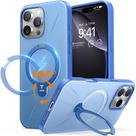Capa Magnética TORRAS para iPhone 16 Pro - Rotação 360° - Azul Safira