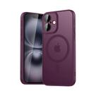 Capa Magnética Translúcida Fosca À Prova De Choque Para iPhone 11 12 13 14 15 16 Com Carregamento